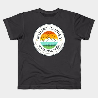 Mount Rainier National Park Kids T-Shirt